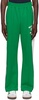 Green Paneled Track Pants