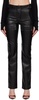 Black Cinch Faux-Leather Trousers