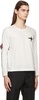 SSENSE Exclusive White Armband Long Sleeve T-Shirt