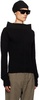 Black Rib Turtleneck