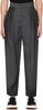 Gray Pleated Trousers