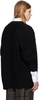 Black Roghen Wool Long Cardigan