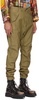 Khaki Tapered Cargo Pants