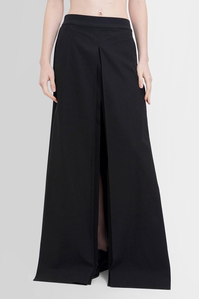 flynn long internal pleat skirt