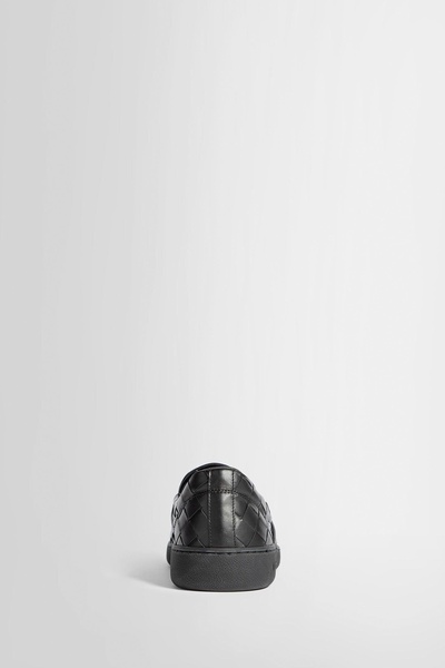 slip-on sneakers in intrecciato leather