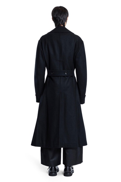 double-breasted wool coat