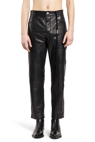 govaart 5 pocket leather trousers