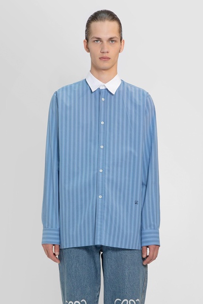 pinstripe shirt in cotton