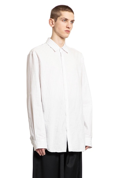 benard standard shirt in striped cotton poplin