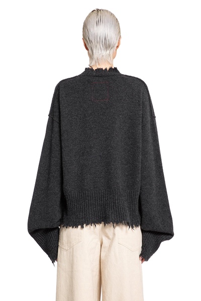 frayed cashmere sweater