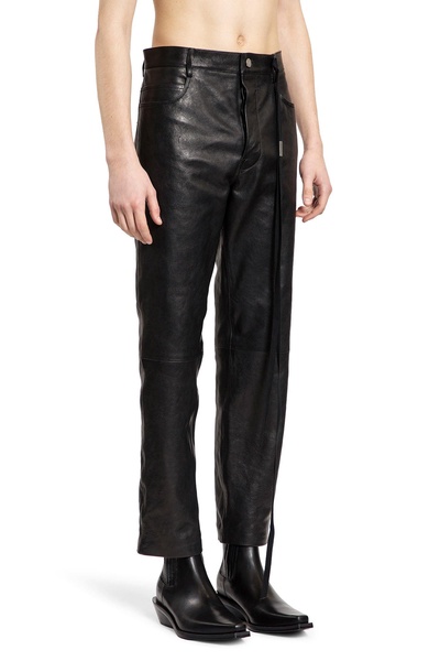 govaart 5 pocket leather trousers