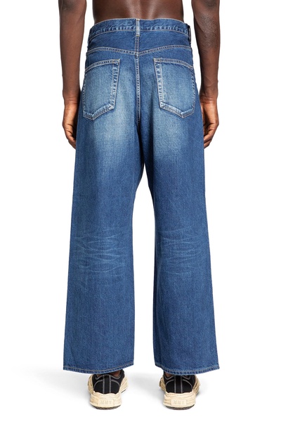 wide leg 5 pocket jeans