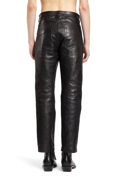 govaart 5 pocket leather trousers