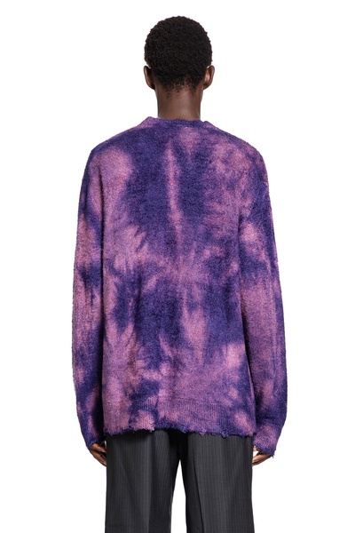 tie-dye rayon wool sweater