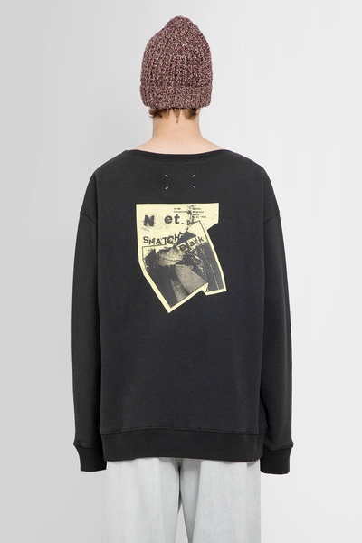 snatched print sweat-shirt