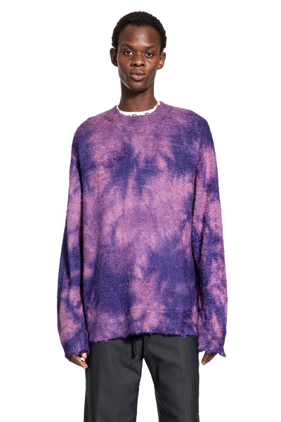 tie-dye rayon wool sweater