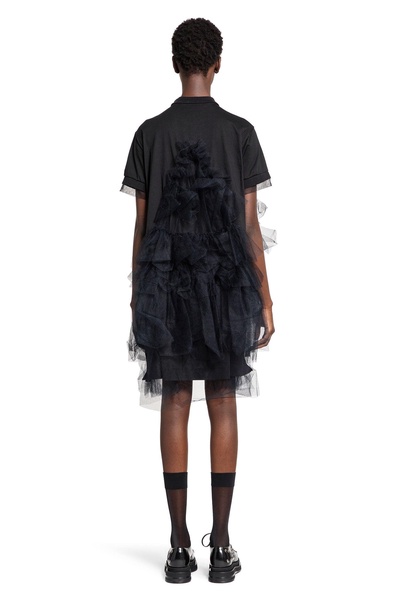 tiered tulle frill polo dress