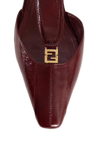 fendi fold slingback pumps