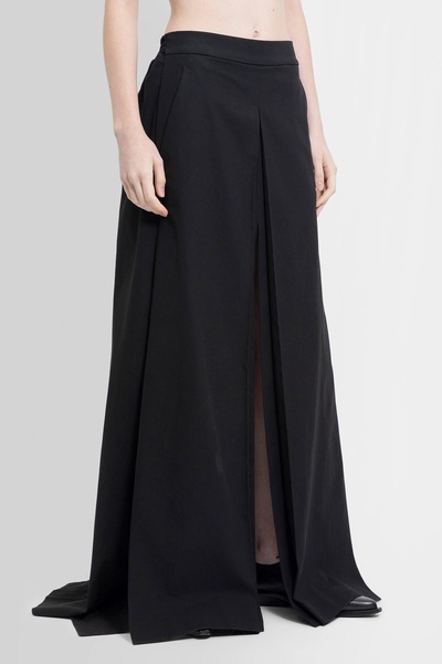 flynn long internal pleat skirt