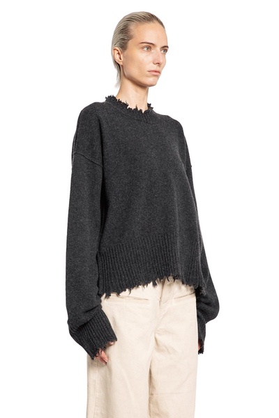 frayed cashmere sweater