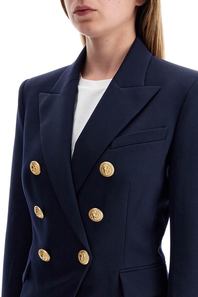 Balmain '6 Button Grain De Poudre Jacket