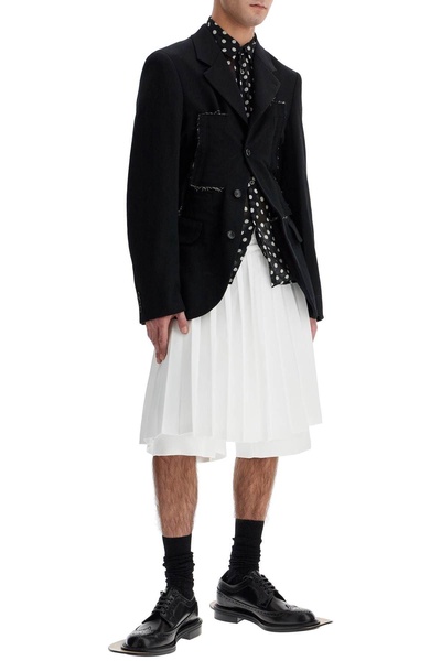 Comme Des Garcons Homme Plus Kilt Panel Bermuda Shorts With