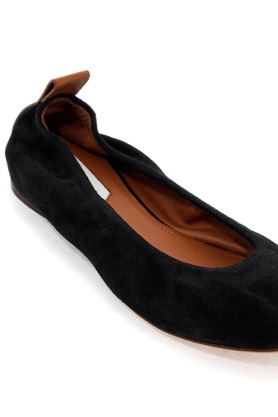 Lanvin Suede Ballet Flats For