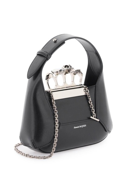 Alexander Mcqueen The Jewelled Hobo Mini Bag