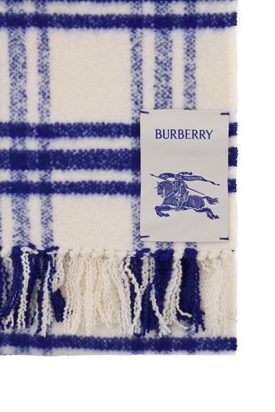 Burberry Check Wool Scarf Women