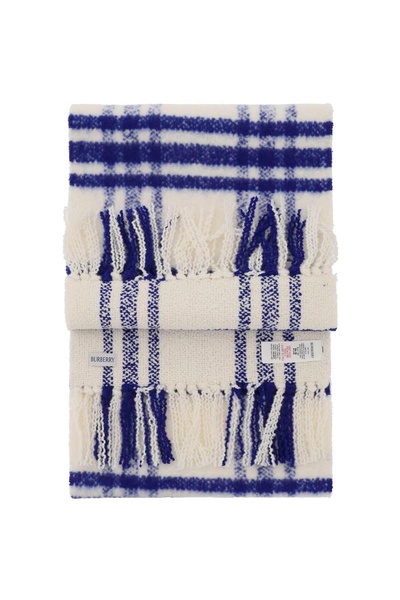 Burberry Check Wool Scarf Women