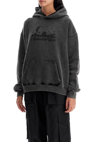 Alexander Wang Vintage Skyline Effect Sweatshirt