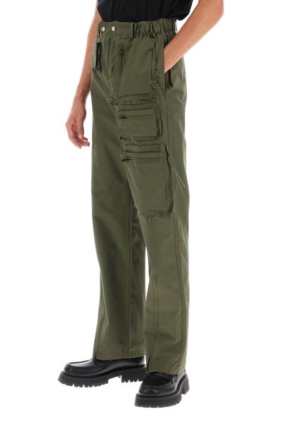 Andersson Bell Cargo Pants With Raw Cut Details