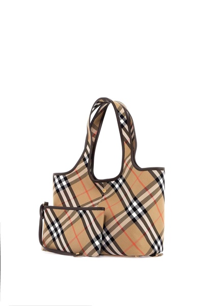 Burberry Ered\N\Nsmall Checkered Tote Bag Women