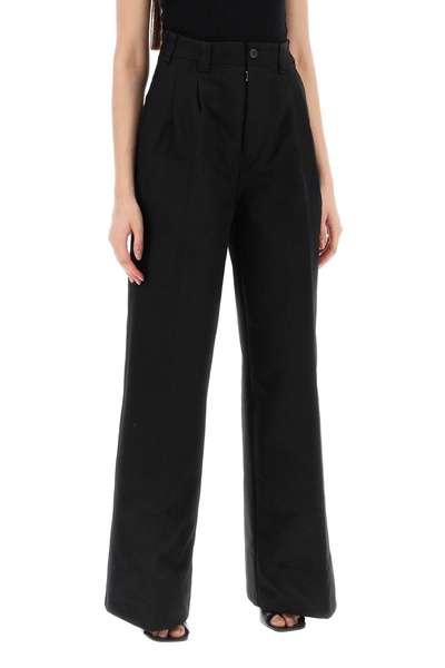 Maison margiela cotton gabardine trousers for