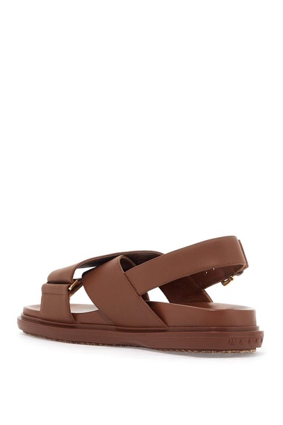 Marni Fussbett Leather Sandals Women