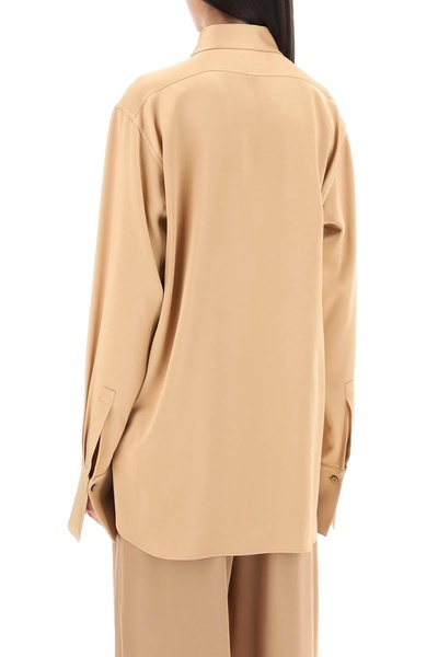 Jil Sander Satin Bib Shirt