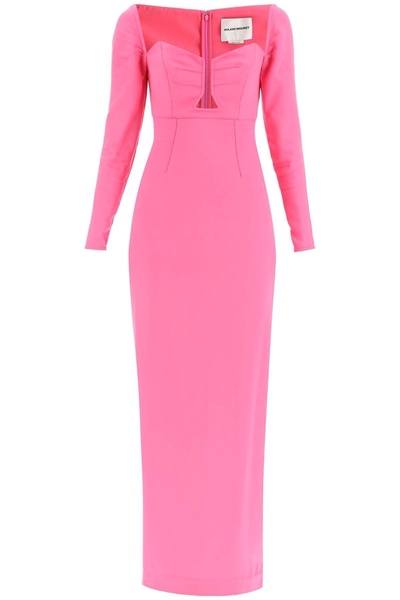 Roland Mouret Maxi Pencil Dress With Cut Outs