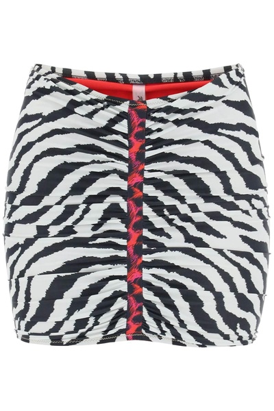 Reina Olga Geraldina Animalier Mini Skirt