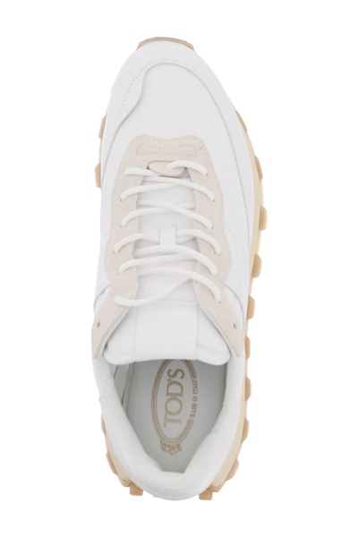 TOD'S Men's White Leather Sneakers for SS23