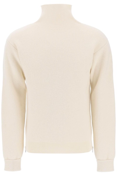 Jil Sander Side Zip High Neck Sweater