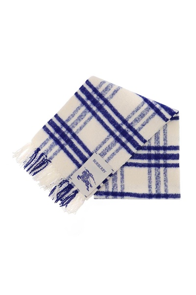 Burberry Check Wool Scarf Women