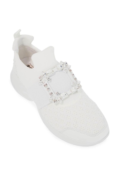 Roger Vivier Viv Strass Buckle Sneakers