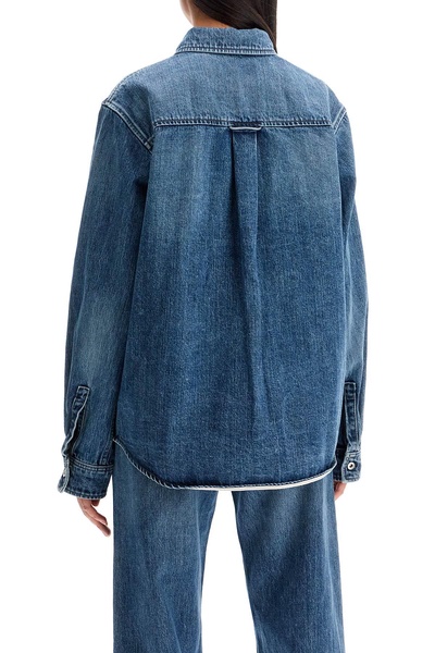 JIL SANDER Oversized Denim Shirt for Women - Relaxed Fit