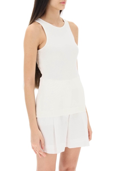 By Malene Birger Ribbed Organic Cotton Tank Top