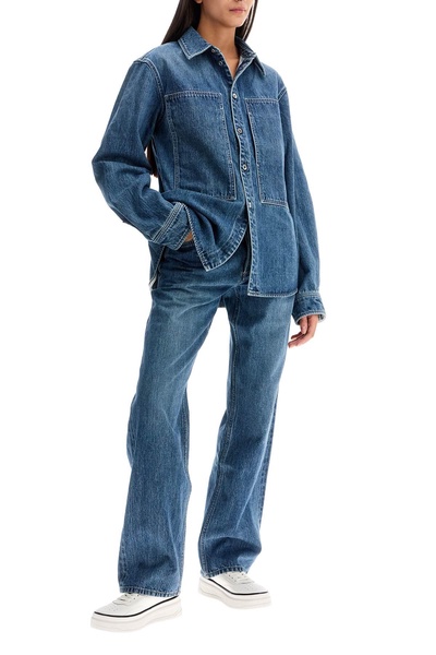 JIL SANDER Oversized Denim Shirt for Women - Relaxed Fit