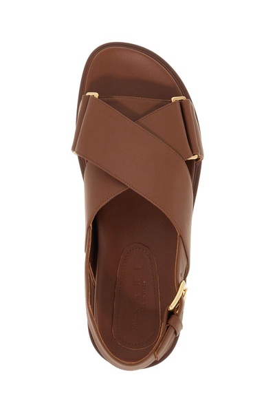 Marni Fussbett Leather Sandals Women