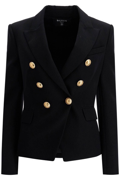 Balmain "6 Button Grain De Poudre Jacket