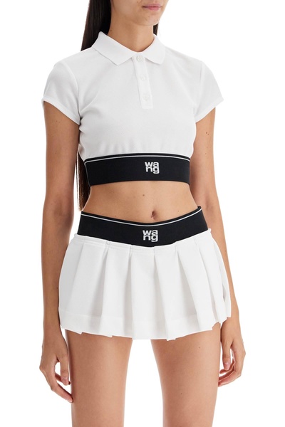 Alexander Wang Cheerleader Crop Top Polo