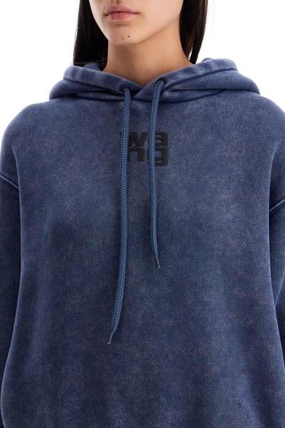 Alexander Wang Boxy Hoodie With Hood