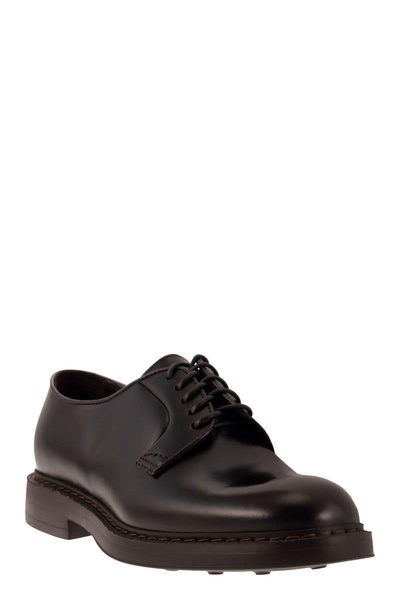 Doucal's Leather Derby Lace-Up